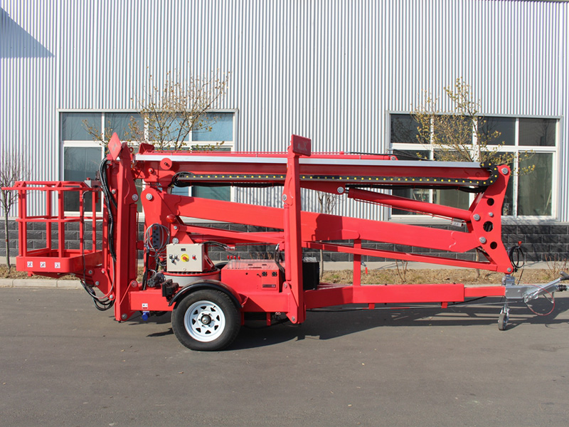 Trailer boom lift